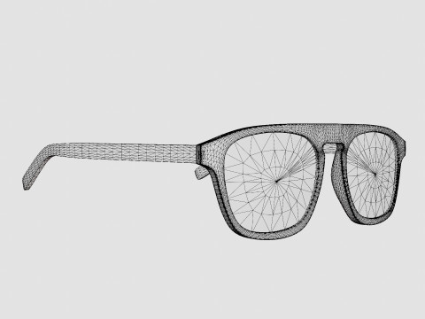 Saint Laurent - SL 158 005 Sunglasses 3D Модель