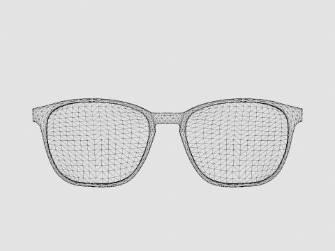 Saint Laurent - SL 186-B SLIM 002 Glasses 3D Model