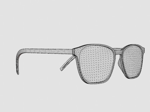 Saint Laurent - SL 186-B SLIM 002 Glasses 3D Model
