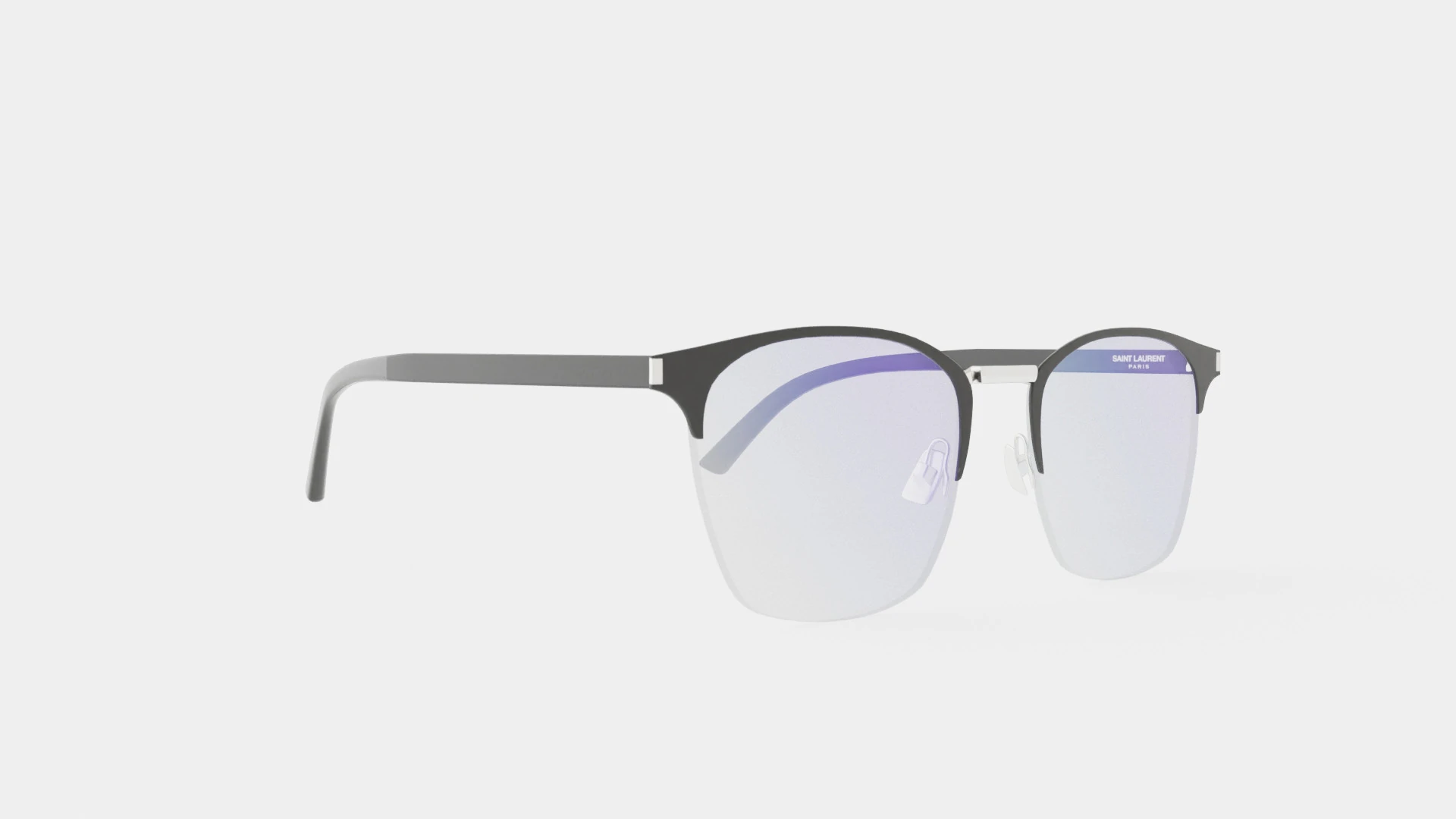 Saint Laurent - SL 224 002 Glasses 3D Model .c4d .max .obj .3ds .fbx .stl .blend