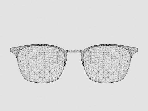 Saint Laurent - SL 224 002 Glasses 3D Model