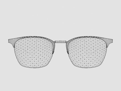 Saint Laurent - SL 224 002 Glasses 3D Model
