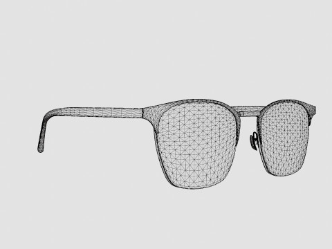 Saint Laurent - SL 224 002 Glasses 3D Model