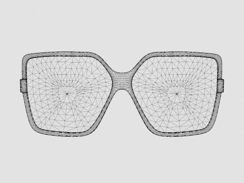 Saint Laurent - SL 232 BETTY-001 Sunglasses 3D Model