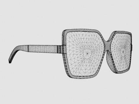 Saint Laurent - SL 232 BETTY-001 Sunglasses 3D Model