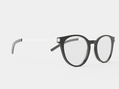 Saint Laurent - SL 25 001 Glasses Model 3D