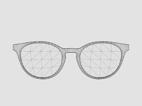 Saint Laurent - SL 25 001 Glasses Model 3D