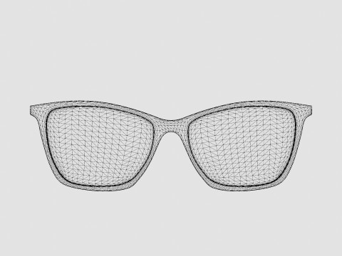 Saint Laurent - SL 259 006 Glasses Model 3D