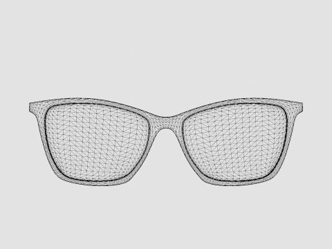 Saint Laurent - SL 259 006 Glasses 3D Model