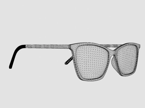 Saint Laurent - SL 259 006 Glasses 3D Model