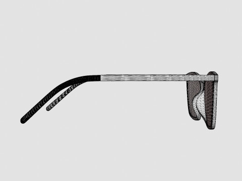 Saint Laurent - SL 259 006 Glasses Model 3D