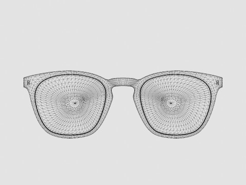 Saint Laurent - SL 30 SLIM 005 Glasses 3D Model