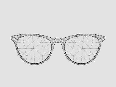 Saint Laurent - SL 306 004 Glasses 3D Model