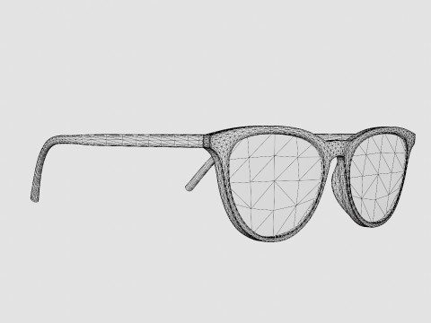 Saint Laurent - SL 306 004 Glasses 3D Model