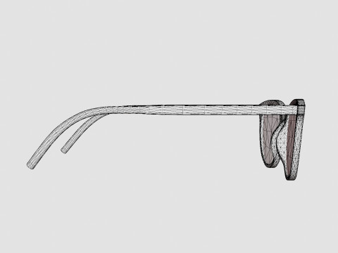 Saint Laurent - SL 306 004 Glasses 3D Model