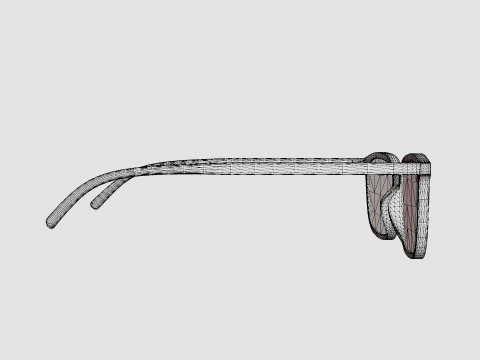 Saint Laurent - SL 308 001 Glasses 3D Model