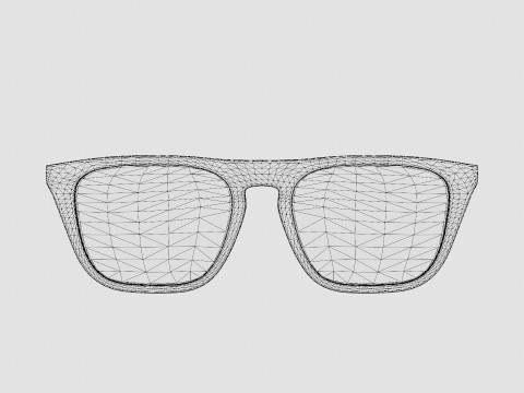 Saint Laurent - SL 343 002 Glasses Model 3D