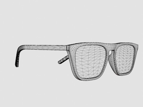 Saint Laurent - SL 343 002 Glasses Model 3D