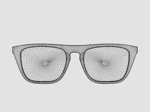 Saint Laurent - SL 343 008 Glasses 3D Model