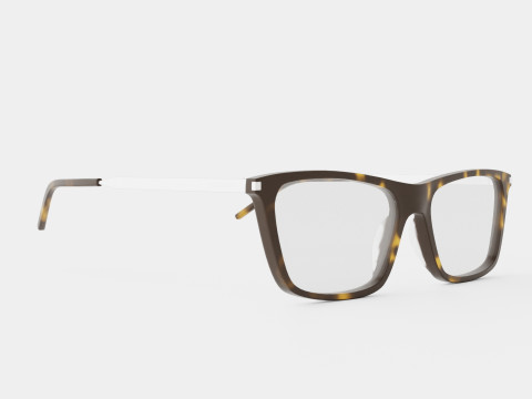 Saint Laurent - SL 344 003 Glasses Model 3D