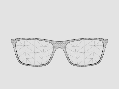 Saint Laurent - SL 344 003 Glasses 3D Model