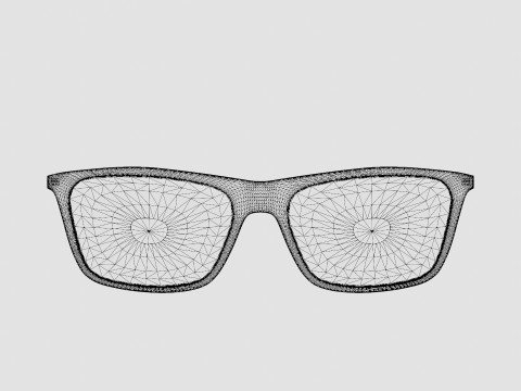 Saint Laurent - SL 344 005 Glasses 3Dモデル