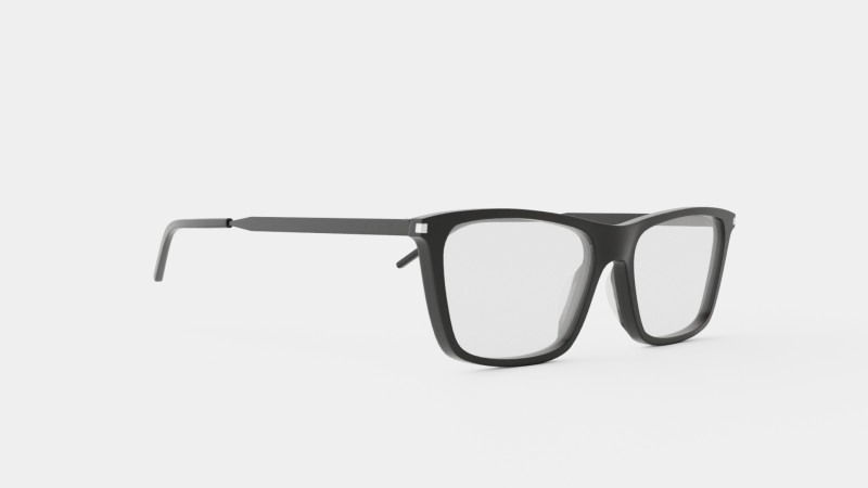 Saint Laurent - SL 344 007 Glasses Modello 3D .c4d .max .obj .3ds .fbx .stl .blend