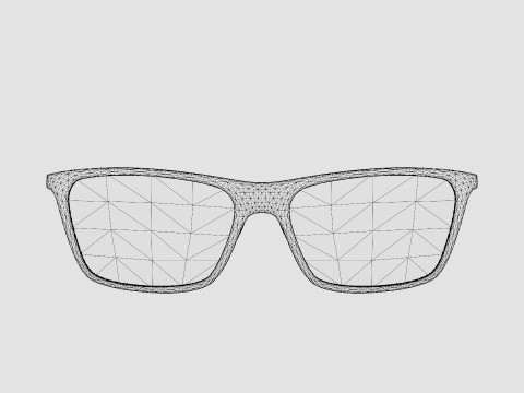 Saint Laurent - SL 344 007 Glasses Modello 3D