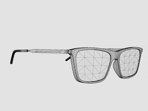 Saint Laurent - SL 344 007 Glasses Modello 3D