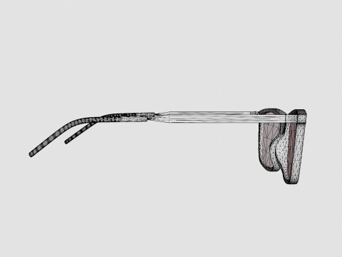 Saint Laurent - SL 344 007 Glasses Modello 3D