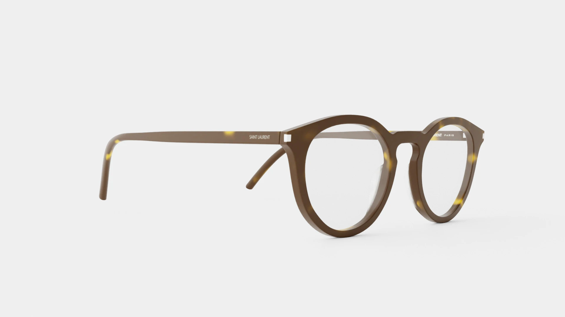 Saint Laurent - SL 347 002 Glasses 3D Model .c4d .max .obj .3ds .fbx .stl .blend 
