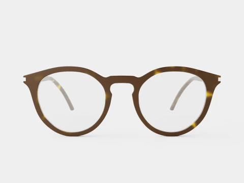 Saint Laurent - SL 347 002 Glasses 3D Model