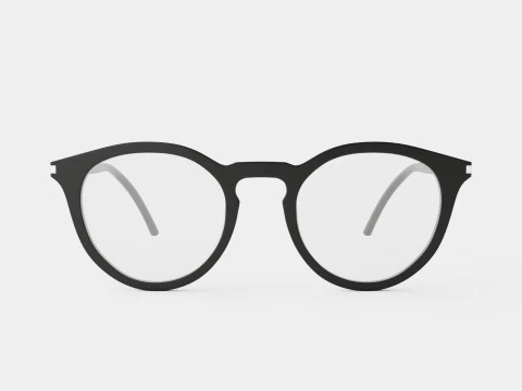 Saint Laurent - SL 347 005 Glasses 3D Model
