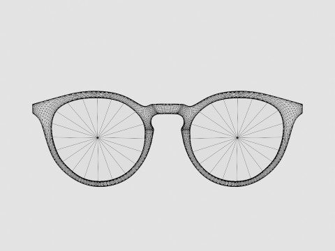 Saint Laurent - SL 347 005 Glasses 3D Model