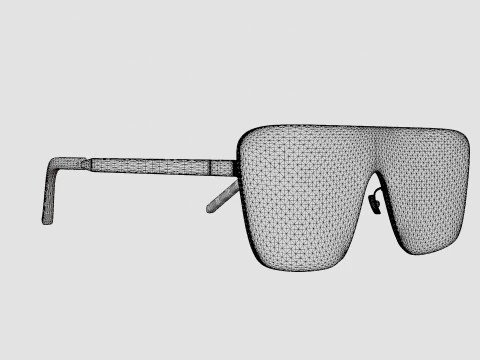 Saint Laurent - SL 364 MASK 006 Sunglasses 3D Model