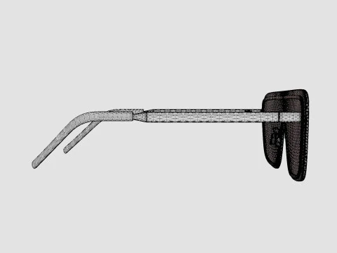 Saint Laurent - SL 364 MASK 006 Sunglasses 3D Model