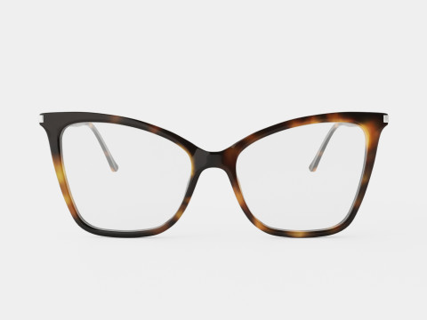 Saint Laurent - SL 386 006 Glasses Model 3D