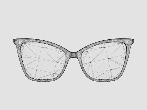 Saint Laurent - SL 386 006 Glasses Model 3D