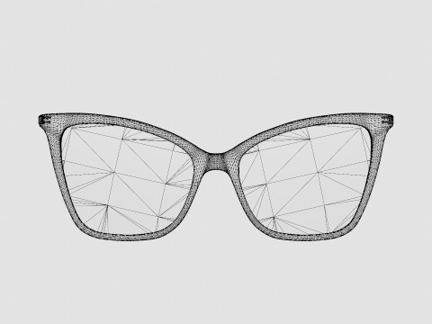 Saint Laurent - SL 386 007 Glasses Modèle 3D