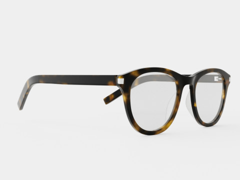 Saint Laurent - SL 403 002 Glasses Model 3D