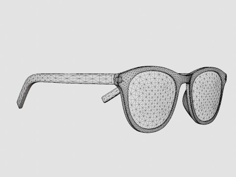 Saint Laurent - SL 403 002 Glasses 3D मॉडल
