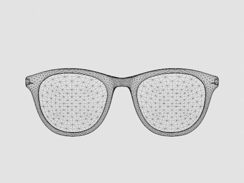 Saint Laurent - SL 403 004 Glasses 3D Modell