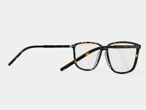 Saint Laurent - SL 404 002 Glasses 3D Model
