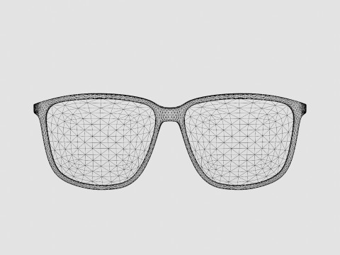 Saint Laurent - SL 404 002 Glasses 3D Model