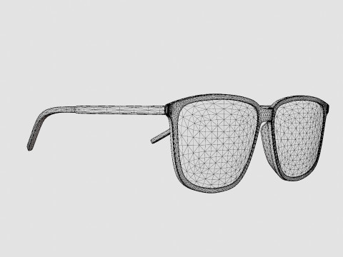 Saint Laurent - SL 404 002 Glasses 3D Model