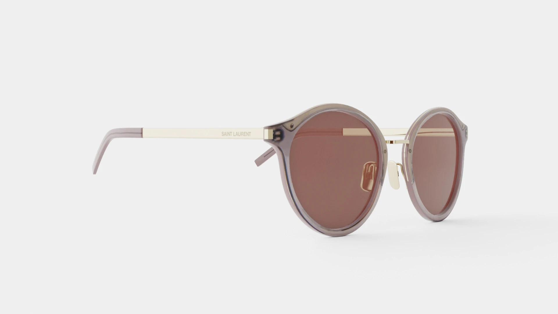 Saint Laurent - Lunettes de soleil SL 57 005 Modèle 3D .c4d .max .obj .3ds .fbx .stl .blend 