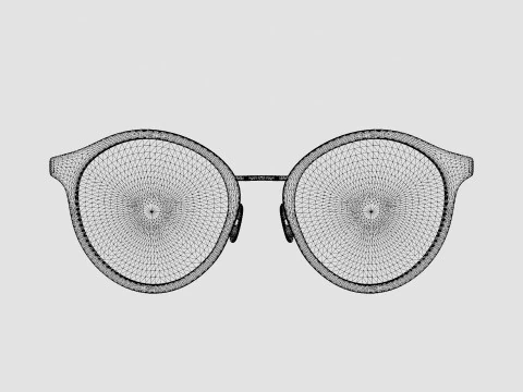 Saint Laurent - Lunettes de soleil SL 57 005 Modèle 3D