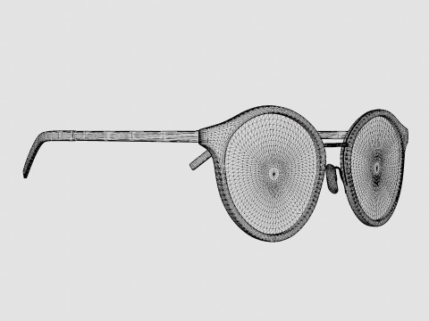 Saint Laurent - SL 57 005 Sunglasses Model 3D