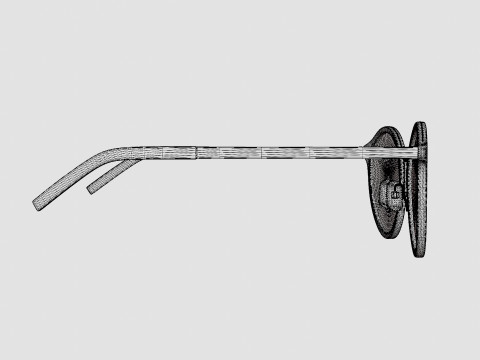 Saint Laurent - SL 57 005 Sunglasses Model 3D