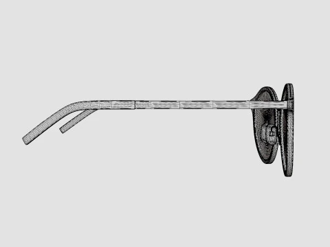 Saint Laurent - Lunettes de soleil SL 57 005 Modèle 3D